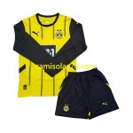 Camisolas de futebol Borussia Dortmund Criança Equipamento Principal 2024/25 Manga Comprida
